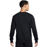 Nike Men's Club FT Sweatshirt, Black, fekete férfi pulóver FN3888010