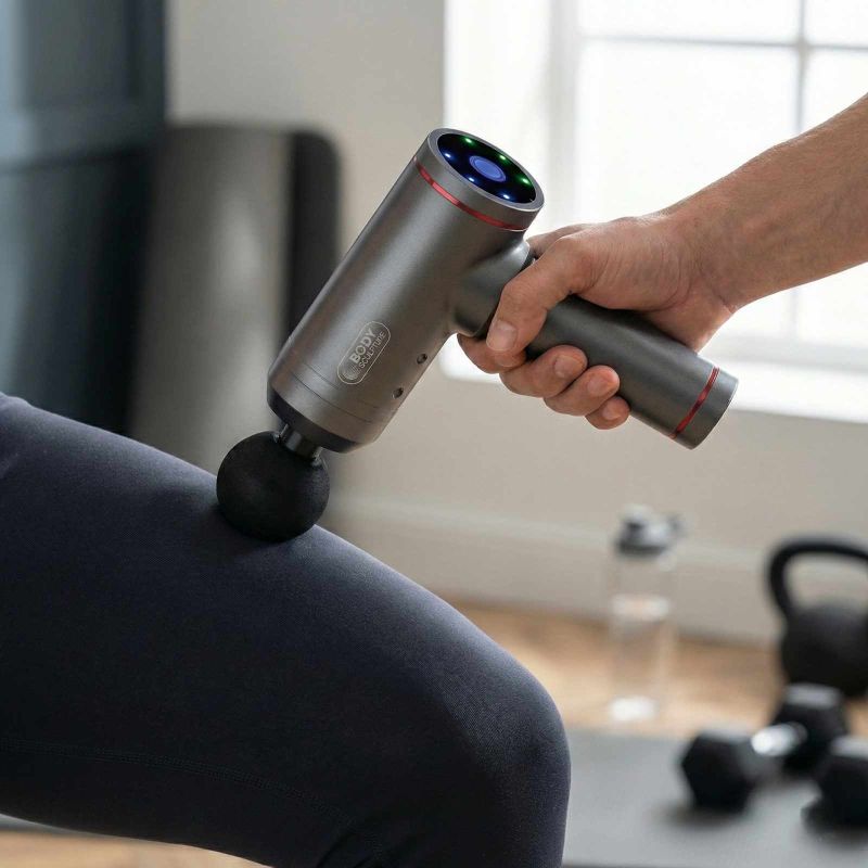 Body Sculpture Power Quattro BM 523 Handheld Massager fekete edzéssegítő BM523