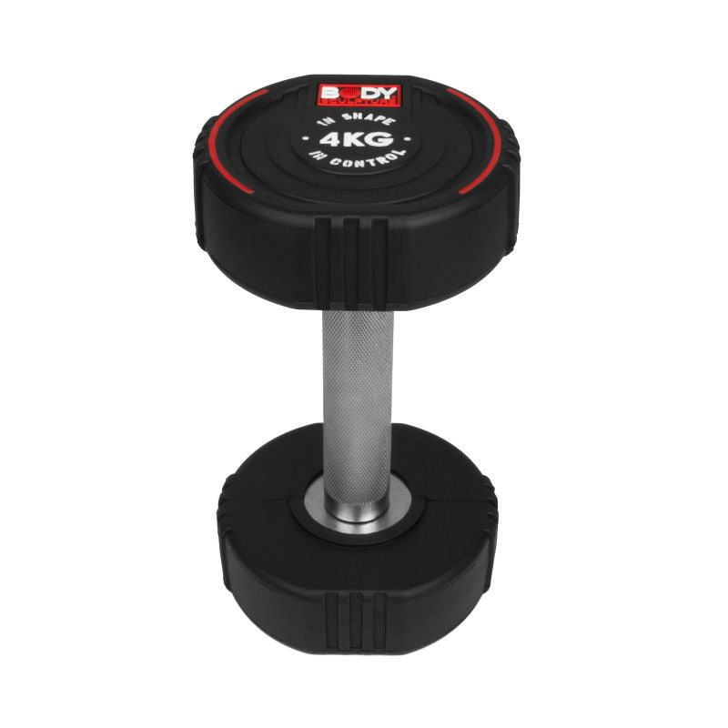 Body Sculpture TPU dumbbell BW 133 4 KG fekete edzőfelszerelés BW1334KG