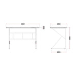 Inny Huzaro Hero 1.6 White Gaming Desk Kiegészítő