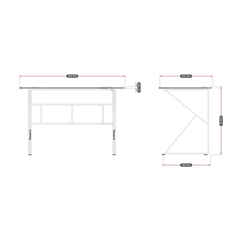 Inny Huzaro Hero 1.6 White Gaming Desk Kiegészítő
