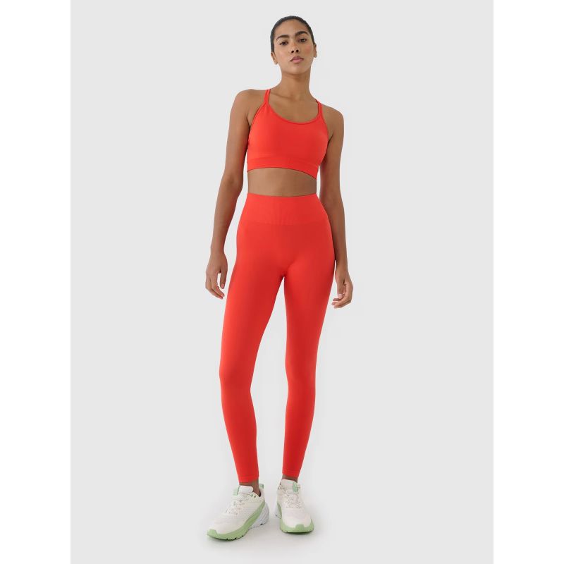 4f Women's seamless training leggings 4FWSS25TFTIF380-62S General