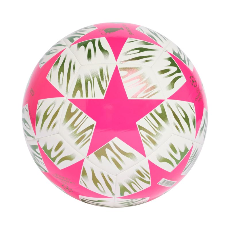 Adidas UCL 25/26 Final Club Pink-White-Green zöld labda JX9094