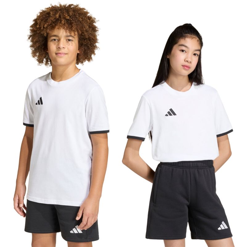 adidas Entrada 26 Tee white JZ6670 104cm póló