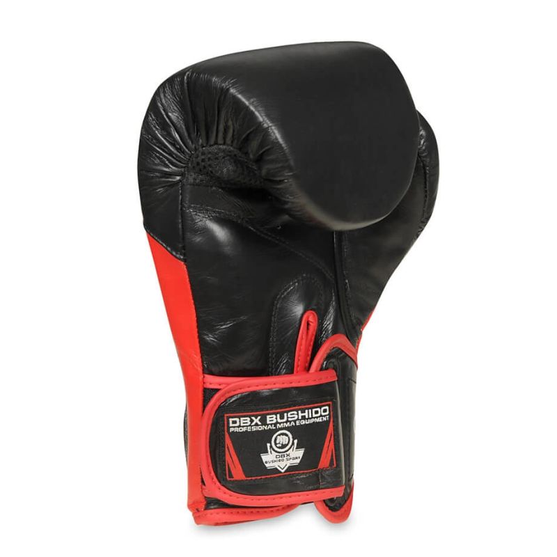 DBX Bushido 10oz Boxing Gloves - Blaze Red - Legacy Series piros kesztyű
