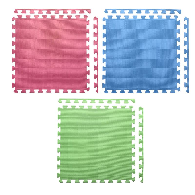 One Fitness Multipack MP10 puzzle mat green-blue-red 9 pieces 10 mm piros edzőfelszerelés 17-63-082
