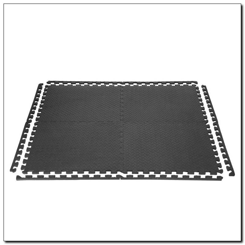 HMS Dark gray puzzle mat 9 pieces 12mm MP12 szürke fitness matrac 17-63-086