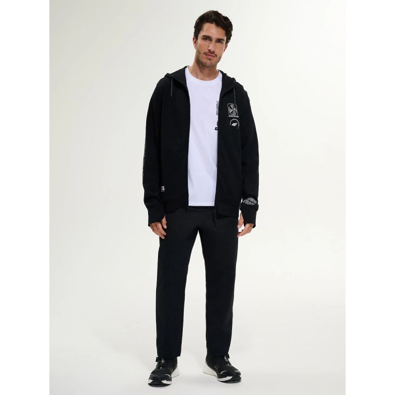 4F Men's relaxed hooded sweatshirt férfi kapucnis pulóver 4FRSS26TSWSM2923-20S