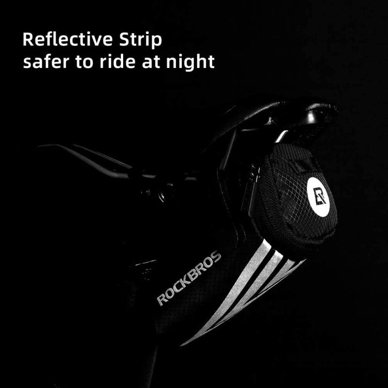 Rockbros Velcro Saddle Bag, fekete táska