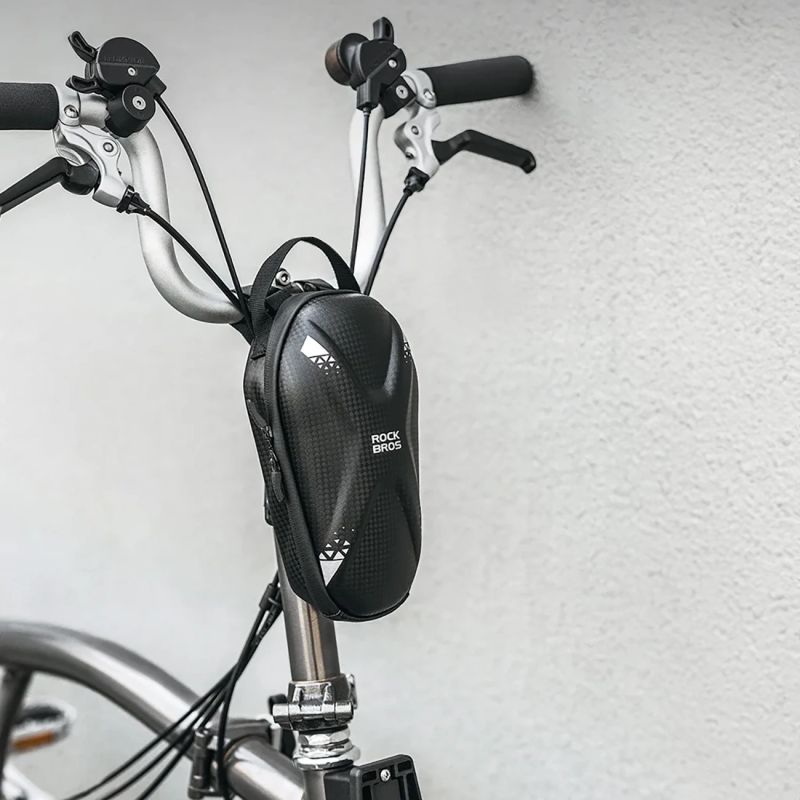Rockbros 3011006301 for the handlebar of a bicycle or scooter 1.3 l - black fekete táska