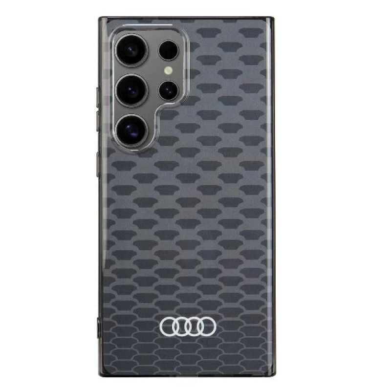 Audi IML Stitching Pattern MagSafe Case S24 Ultra S928 /black hardcase AU-IMLMS24U-Q5/D3-BK fekete cases