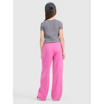 Girls' wide-leg sweatpants 4F 4FJRAW25TTROF1601-54S melegítőnadrág
