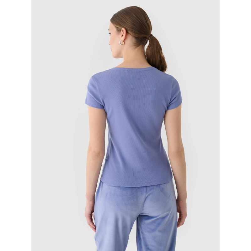 Women's slim plain T-shirt 4F 4FRAW24TTSHF2300-32S póló