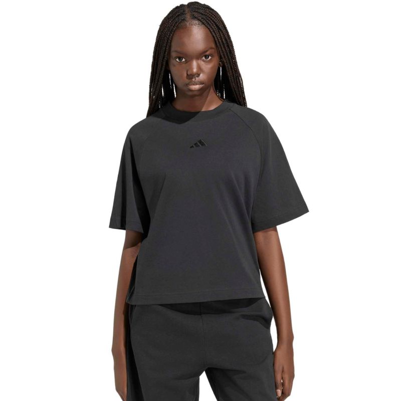 Adidas Kit Small Logo Women's T-Shirt Black 2xs ruházat KF2433