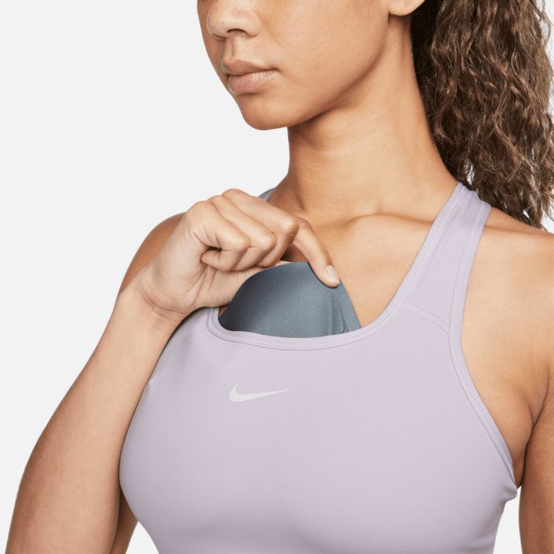 Nike Dri-FIT Swoosh W Bra BV3636-530 lila sportmelltartó