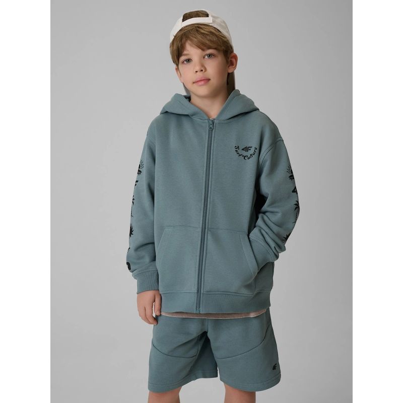 4F Boy's loose hooded sweatshirt 158/164 kapucnis pulóver 4FJRSS26TSWSM3052-46S