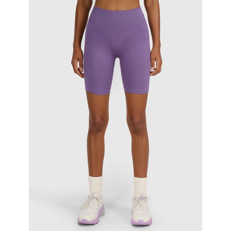 Women's seamless training cycling 4F 4FWAW25TFSTF050-53S xs/s leggings