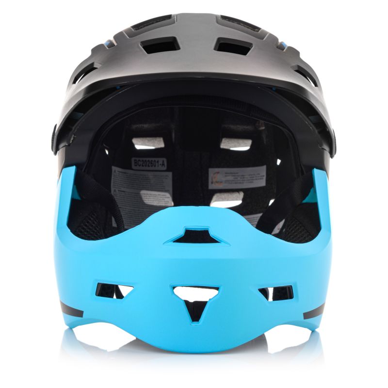 Meteor Hydra M Full-Face Bike Helmet 55-58 cm Black/Blue uniw sisak 17898