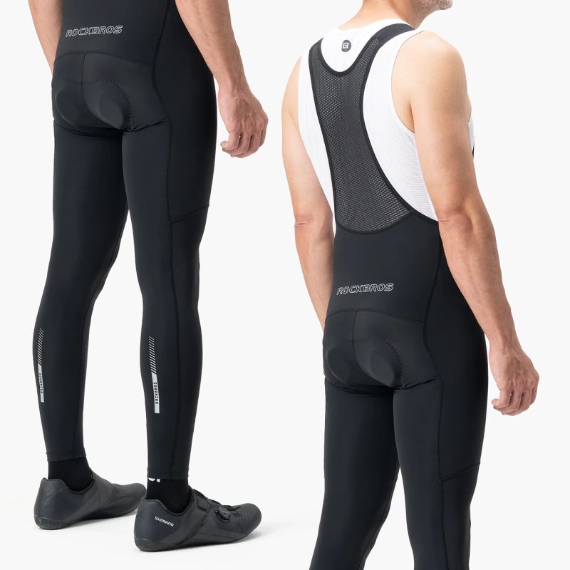 Rockbros 200021 Long Cycling Bib with Pad Size - Black xxxxl nadrág