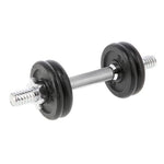 HMS Threaded dumbbell SG01 7 kg fekete edzőfelszerelés 17-59-123