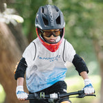 Rockbros TT-32006 Shark Children's Bike Helmet with Detachable Jaw Size S (48-52) - Black czarny \ s helmets, martial arts equipment