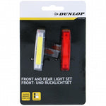 Dunlop Black Led Bike Lamp Set Front And Rear fekete készlet GSP-346229