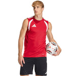 Adidas Men's Tiro 26 Competition Sleeveless Jersey red piros férfi póló KA7610