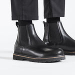 Birkenstock Highwood Slip On M LENA Black men's Chelsea boots made of genuine leather (1025764) Cipő