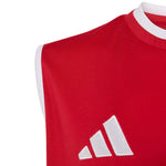 Adidas Entrada 26 Sleeveless Jersey Kids' Red piros gyerek póló KB3937