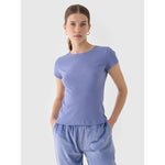 Women's slim plain T-shirt 4F 4FRAW24TTSHF2300-32S póló