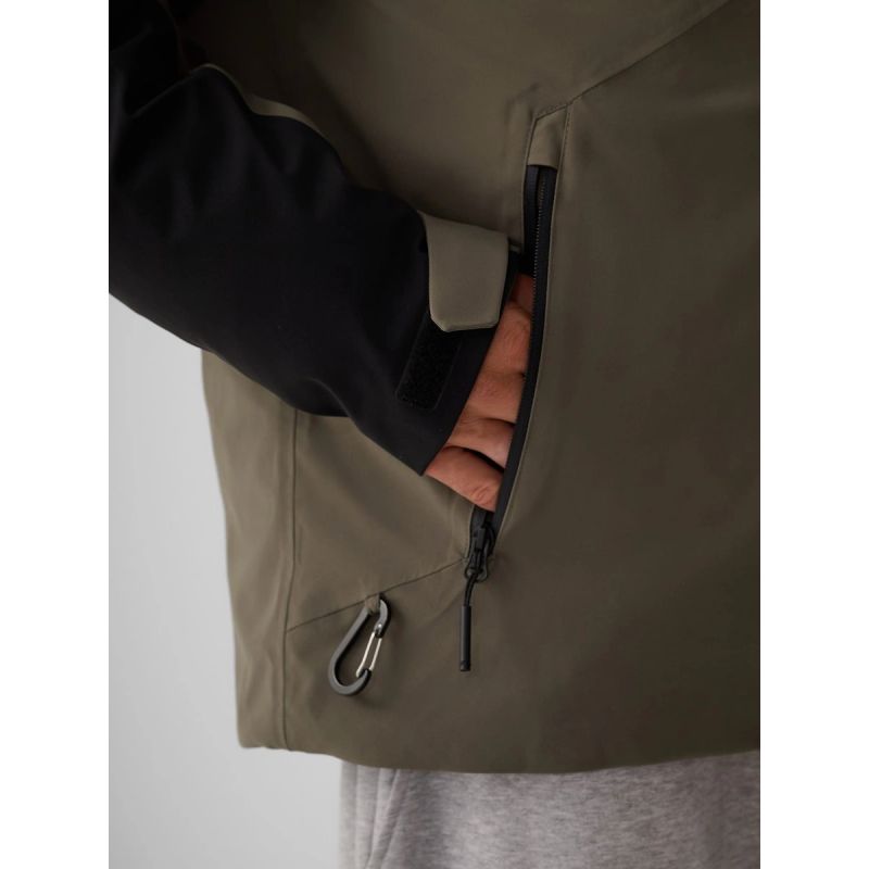 4F Men’s 3-in-1 Winter Jacket with 8000 Membrane kötött sapka 4FRAW26TTJAM1380-43S