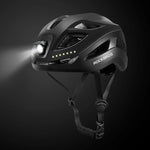 Rockbros ZK-077 Bike Helmet with Integrated Multi-Directional Lighting 57-61 cm - Black czarny helmets, lights