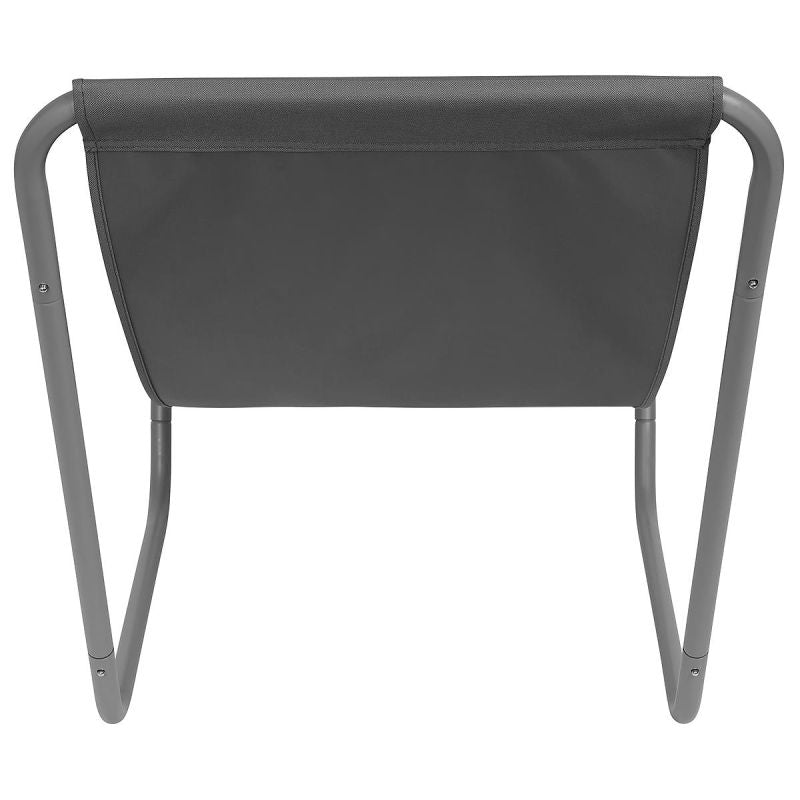 Enero Foldable Garden And Beach Chair And Bag Grey Camp szürke deckchairs, bags