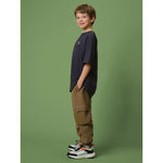 Boys' cargo sweatpants 4F