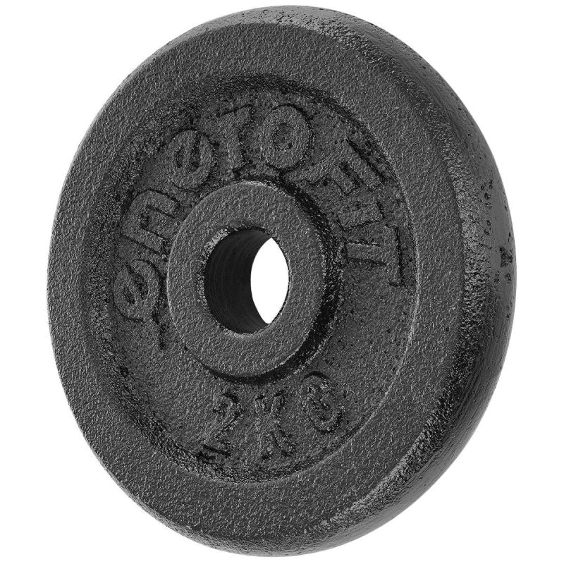 Enero Black Cast Iron Weight 2 Kg Fit ø26.5 fekete weight, strength training equipment, training equipment