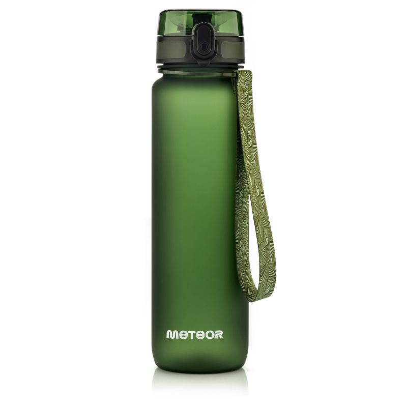 Meteor 650 ml sports bottle dark green uniw water bottles, training equipment