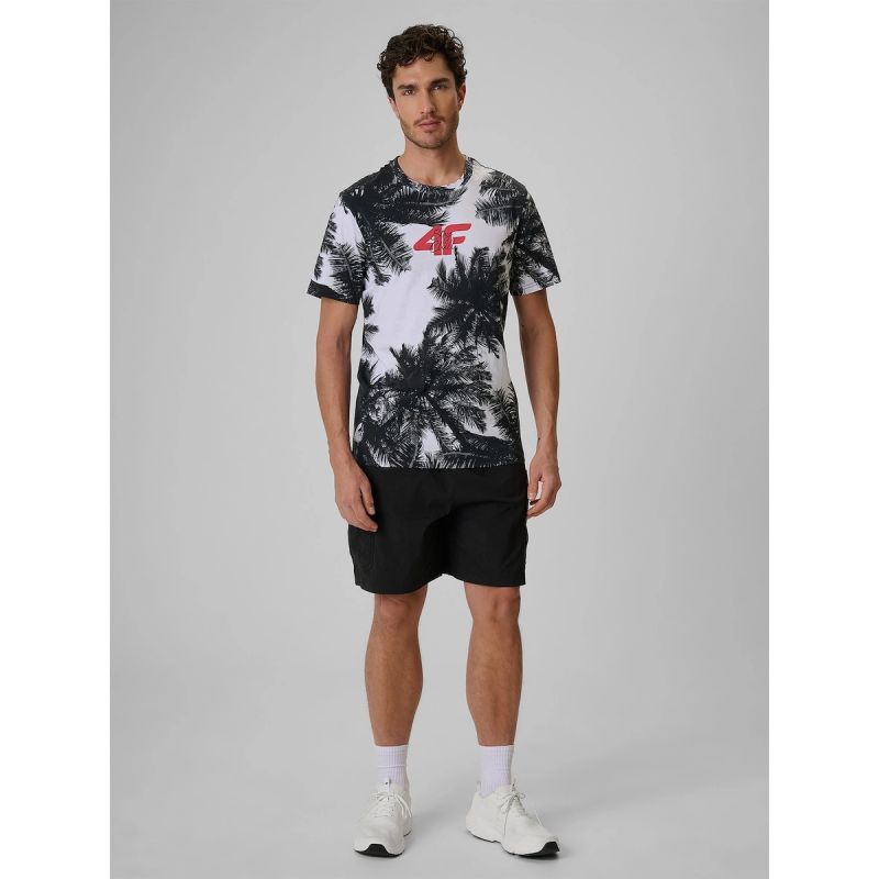 4F Men's regular printed T-shirt póló 4FRSS26TTSHM4302-20A