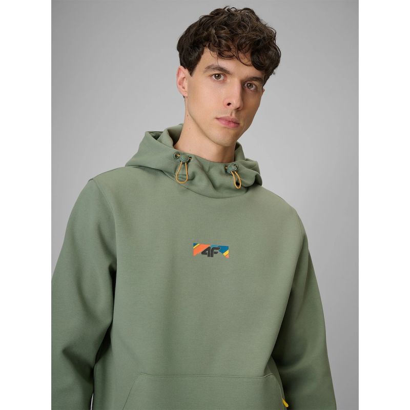 4F Men's regular hooded sweatshirt pulóver 4FRSS26TSWSM2894-44S
