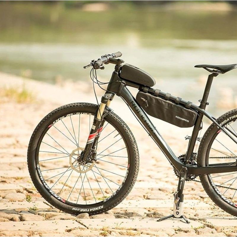 Rockbros AS-019-1 Waterproof Bicycle Frame 1.6L - fekete táska