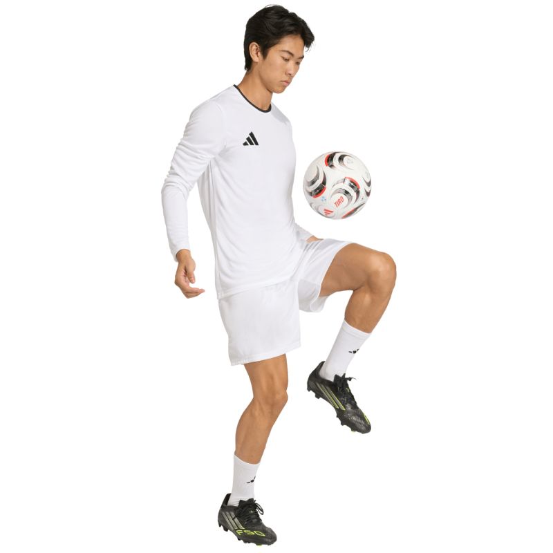 Adidas Men's Entrada 26 Long Sleeve Jersey, white, fehér férfi póló KF5854