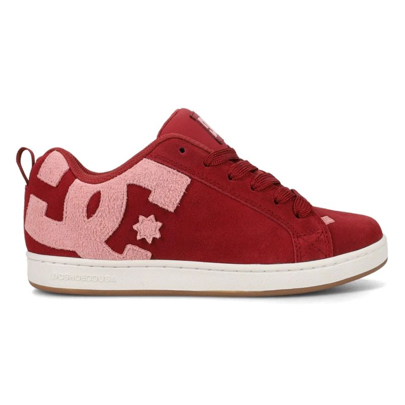 DC SHOES Court Graffik SD DC02222601 Dark Red piros utcai cipő