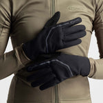 Rogelli APEX women's winter gloves black fekete kesztyű