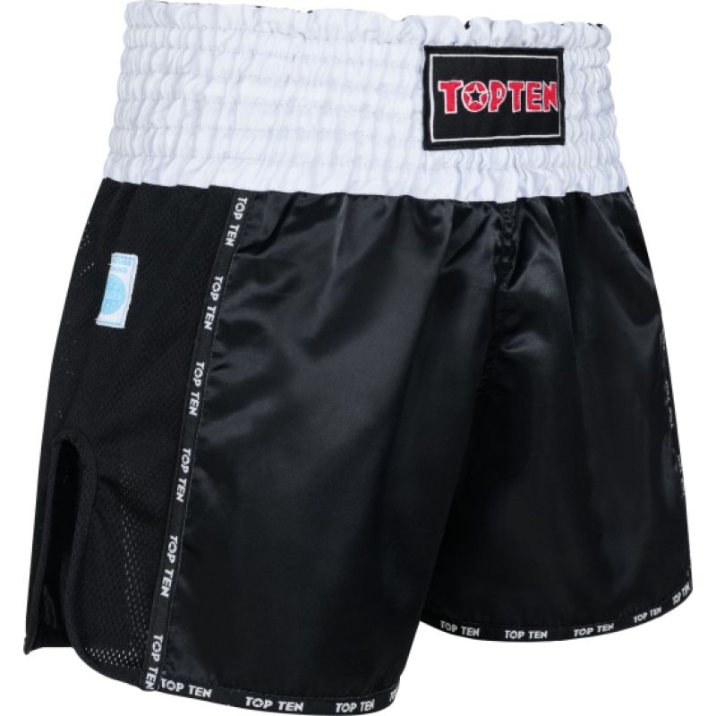 TOP TEN KicksOff Kickboxing (WAKO APPROVED) czerwony+m short