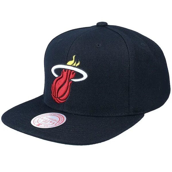 Mitchell & Ness NBA Miami Heat Top Spot Snapback Hwc Heat Cap HHSS2976-MHEYYPPPBLCK Sapka