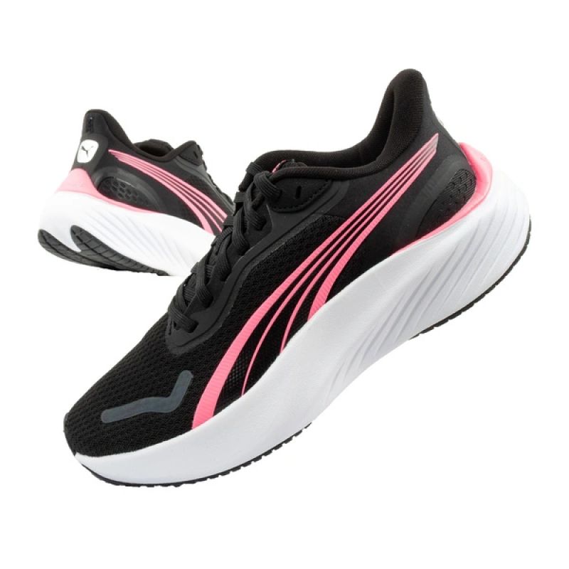 Puma Pounce Lite women's sports shoes, lightweight and comfortable, fekete utcai cipő