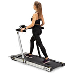 HMS MULTI Electric Treadmill with Desk 1-12 km/h, Gray szürke edzőfelszerelés 17-19-126