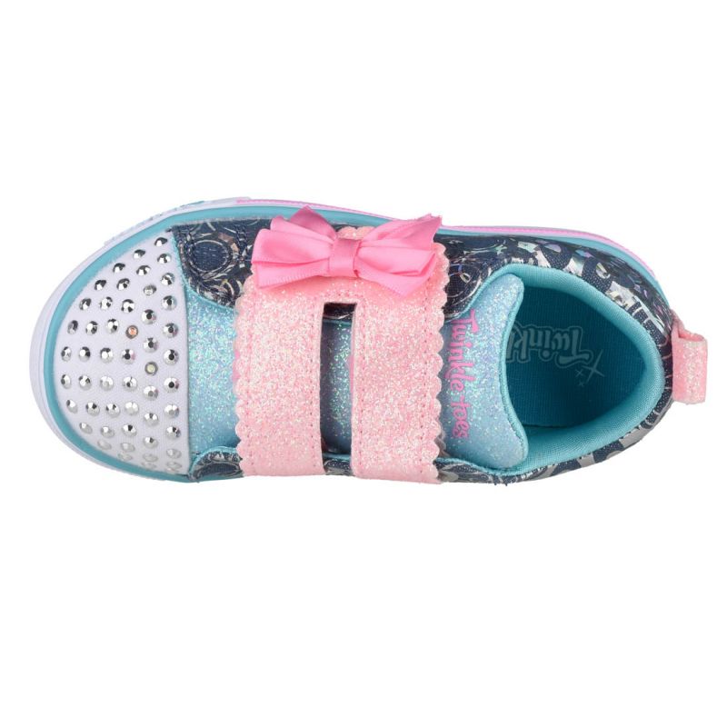 Skechers Sparkle Lite-Lil Heartsland Jr 314754N-DMLT shoes Utcai cipő
