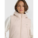 Women's down vest with synthetic filling 4F 4FRAW25TVJAF327-83S kabát