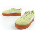 Puma women's sports sneakers Palermo platform fashionable zöld utcai cipő