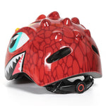 Wozinsky Children's Bicycle Helmet, Dragon Pattern, Lightweight, S - Red czerwony védőfelszerelés HT-006N-199811